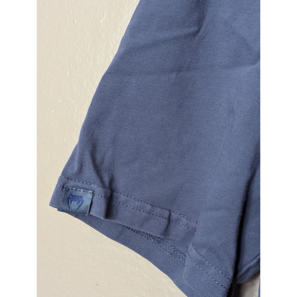Venum Silent Power T-Shirt Mens XL Grey Charcoal Tonal Embroidered Logo Sport - Picture 9 of 16